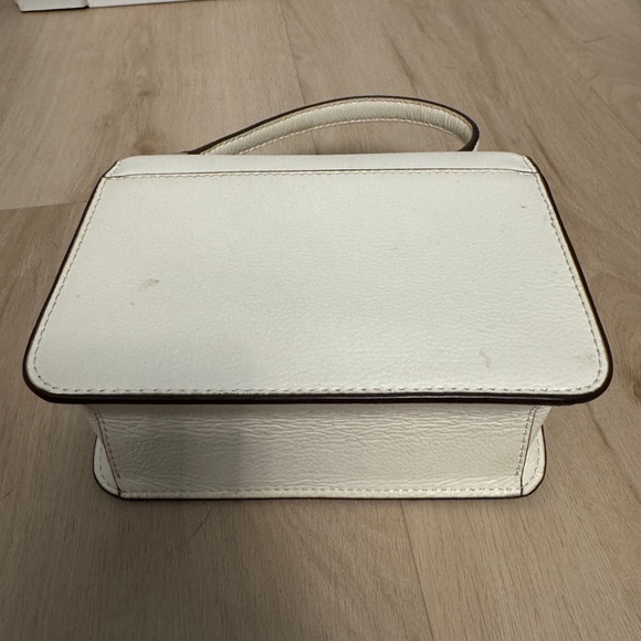DKNY White Leather Crossbody Bag - Picture 3 of 6